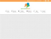 Tablet Screenshot of connectthink.com